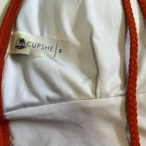 Cupshe orange one piece swimsuit size M - Picture 7 of 8